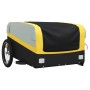 Remolque para bicicleta hierro negro y amarillo 45 kg de vidaXL, Remolques para bicicletas - Ref: Foro24-94043, Precio: 81,90...