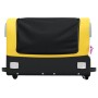 Remolque para bicicleta hierro negro y amarillo 45 kg de vidaXL, Remolques para bicicletas - Ref: Foro24-94043, Precio: 81,90...