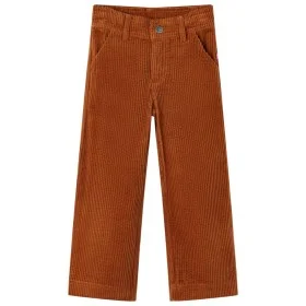 Pantalón infantil pana color coñac 116 de vidaXL, Pantalones de niños - Ref: Foro24-13931, Precio: 12,37 €, Descuento: %
