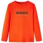 Camiseta infantil de manga larga naranja brillo 140 de vidaXL, Camisetas para niños - Ref: Foro24-12898, Precio: 11,53 €, Des...