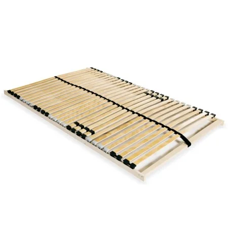 Somier de láminas con 28 listones 7 regiones 120x200 cm de vidaXL, Camas y somieres - Ref: Foro24-246447, Precio: 111,38 €, D...