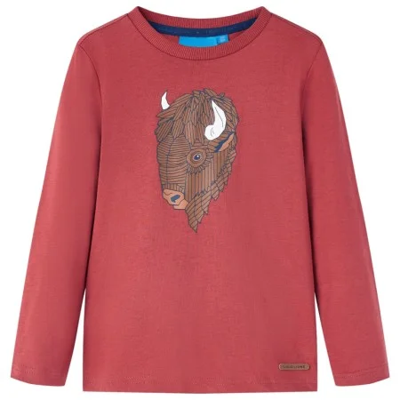Camiseta infantil de manga larga rojo 116 de vidaXL, Camisetas para niños - Ref: Foro24-13001, Precio: 8,30 €, Descuento: %