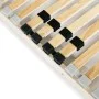 Somier de láminas con 28 listones 7 regiones 120x200 cm de vidaXL, Camas y somieres - Ref: Foro24-246447, Precio: 111,38 €, D...