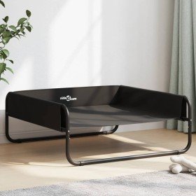 Cama elevada para perros tela oxford y acero gris antracita en Camas para perros | Comprar online en Foru.es