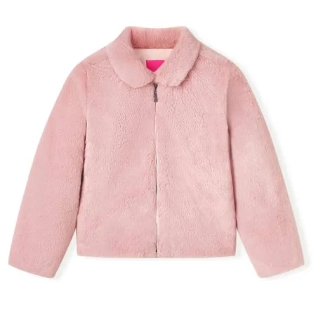 Chaqueta infantil de cuero sintético rosa 128 de vidaXL, Ropa de abrigo para niños - Ref: Foro24-13862, Precio: 13,50 €, Desc...