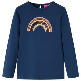 Camiseta infantil de manga larga azul marino 116 de vidaXL, Camisetas para niños - Ref: Foro24-14286, Precio: 8,85 €, Descuen...