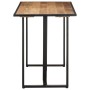 Mesa de comedor de madera maciza de mango rugosa 120 cm en Mesas de comedor | Comprar online en Foru.es
