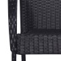 Sillas de jardín apilables 2 unidades ratán sintético negro de vidaXL, Sillas de jardín - Ref: Foro24-44238, Precio: 98,52 €,...