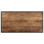 Mesa de comedor de madera maciza de mango rugosa 120 cm en Mesas de comedor | Comprar online en Foru.es