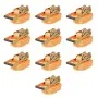 Ratschen-Befestigungsgurte, 10 Stück, 2T, 8 m x 50 mm, Orange von vidaXL, Spanngurte - Ref: Foro24-142663, Preis: 183,63 €, R...