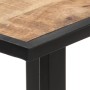 Mesa de comedor de madera maciza de mango rugosa 140 cm en Mesas de comedor | Comprar online en Foru.es