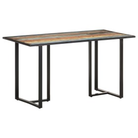 Mesa de comedor de madera maciza reciclada 140 cm en Mesas de comedor | Comprar online en Foru.es