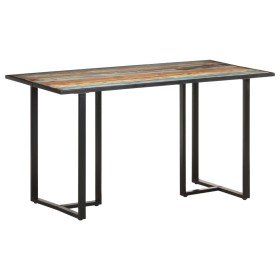Mesa de comedor de madera maciza reciclada 140 cm en Mesas de comedor | Comprar online en Foru.es