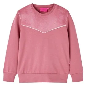 Sudadera infantil patchwork terciopelo color frambuesa 104 de vidaXL, Camisetas para niños - Ref: Foro24-14005, Precio: 11,64...