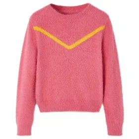 Pink knitted children's sweater size 140 by vidaXL, Kids T-shirts - Ref: Foro24-14757, Price: 16,94 €, Discount: %