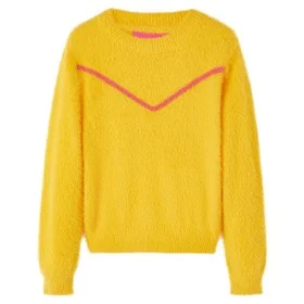Jersey de punto infantil ocre oscuro 140 de vidaXL, Camisetas para niños - Ref: Foro24-14762, Precio: 14,40 €, Descuento: %