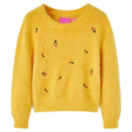 Jersey de punto infantil ocre 128 de vidaXL, Camisetas para niños - Ref: Foro24-14940, Precio: 14,24 €, Descuento: %