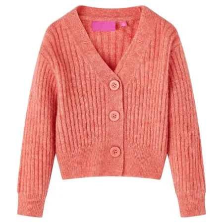 Rebeca de punto infantil rosa medio 140 de vidaXL, Camisetas para niños - Ref: Foro24-14961, Precio: 15,71 €, Descuento: %