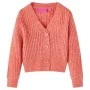 Rebeca de punto infantil rosa medio 140 de vidaXL, Camisetas para niños - Ref: Foro24-14961, Precio: 15,71 €, Descuento: %