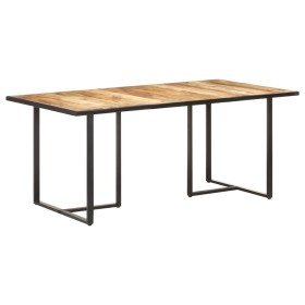 Mesa de comedor madera de mango rugosa 180 cm en Mesas de comedor | Comprar online en Foru.es