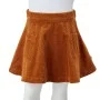 Falda infantil con bolsillos pana color coñac 116 de vidaXL, Pantalones de niños - Ref: Foro24-13881, Precio: 9,97 €, Descuen...