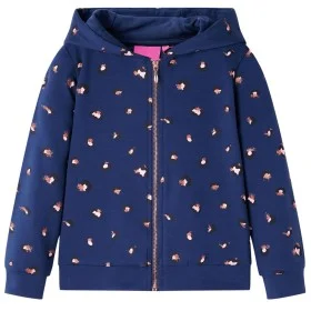 Sudadera infantil con capucha azul marino 104 de vidaXL, Camisetas para niños - Ref: Foro24-13565, Precio: 13,56 €, Descuento: %