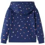 Sudadera infantil con capucha azul marino 128 de vidaXL, Camisetas para niños - Ref: Foro24-13567, Precio: 13,56 €, Descuento: %