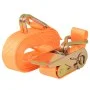 Ratchet Fastening Straps 10pcs 0.4T 6mx25mm Orange by vidaXL, Tie down straps - Ref: Foro24-142659, Price: 51,81 €, Discount: %