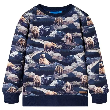 Sudadera infantil azul marino 140 de vidaXL, Camisetas para niños - Ref: Foro24-12788, Precio: 12,41 €, Descuento: %