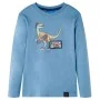Camiseta infantil de manga larga azul medio 128 de vidaXL, Camisetas para niños - Ref: Foro24-12847, Precio: 11,75 €, Descuen...