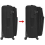 Juego de 3 maletas blandas negro de vidaXL, Maletas - Ref: Foro24-91315, Precio: 154,60 €, Descuento: %