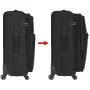 Juego de 3 maletas blandas negro de vidaXL, Maletas - Ref: Foro24-91315, Precio: 157,12 €, Descuento: %