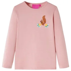 Camiseta infantil de manga larga rosa claro 128 de vidaXL, Camisetas para niños - Ref: Foro24-13512, Precio: 8,59 €, Descuent...