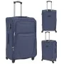 Juego de 3 maletas blandas azul marino de vidaXL, Maletas - Ref: Foro24-91317, Precio: 162,01 €, Descuento: %