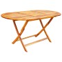 Set comedor de jardín plegable 7 pzas madera maciza de acacia de vidaXL, Conjuntos de jardín - Ref: Foro24-44057, Precio: 508...