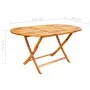 Set comedor de jardín plegable 7 pzas madera maciza de acacia de vidaXL, Conjuntos de jardín - Ref: Foro24-44057, Precio: 428...