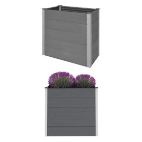 Arriate de WPC gris 100x50x91 cm de vidaXL, Maceteros y jardineras - Ref: Foro24-43604, Precio: 294,56 €, Descuento: %