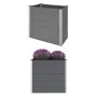 Arriate de WPC gris 100x50x91 cm de vidaXL, Maceteros y jardineras - Ref: Foro24-43604, Precio: 294,56 €, Descuento: %