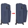 Juego de 3 maletas blandas azul marino de vidaXL, Maletas - Ref: Foro24-91317, Precio: 178,00 €, Descuento: %