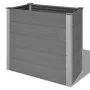 Arriate de WPC gris 100x50x91 cm de vidaXL, Maceteros y jardineras - Ref: Foro24-43604, Precio: 294,56 €, Descuento: %