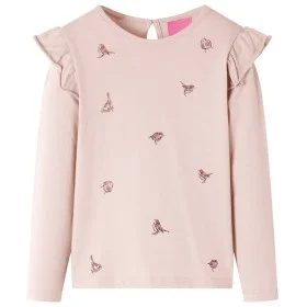 Camiseta infantil de manga larga rosa 140 de vidaXL, Camisetas para niños - Ref: Foro24-14348, Precio: 8,52 €, Descuento: %