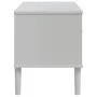 Mueble de TV SENJA aspecto ratán madera pino blanco 106x40x49cm de vidaXL, Muebles TV - Ref: Foro24-358041, Precio: 75,24 €, ...
