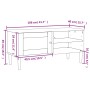 Mueble de TV SENJA aspecto ratán madera pino blanco 106x40x49cm de vidaXL, Muebles TV - Ref: Foro24-358041, Precio: 76,00 €, ...