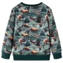 Sudadera infantil verde oscuro 104 de vidaXL, Camisetas para niños - Ref: Foro24-12980, Precio: 12,41 €, Descuento: %