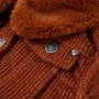 Chaqueta infantil pana color coñac 104 de vidaXL, Ropa de abrigo para niños - Ref: Foro24-13910, Precio: 13,53 €, Descuento: %