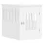 Jaula para perros madera de ingeniería blanco 55x80x68 cm de vidaXL, Casetas para perros - Ref: Foro24-838323, Precio: 88,73 ...