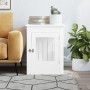 Jaula para perros madera de ingeniería blanco 55x80x68 cm de vidaXL, Casetas para perros - Ref: Foro24-838323, Precio: 88,73 ...