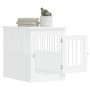 Jaula para perros madera de ingeniería blanco 55x80x68 cm de vidaXL, Casetas para perros - Ref: Foro24-838323, Precio: 88,73 ...