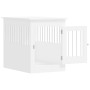 Jaula para perros madera de ingeniería blanco 55x80x68 cm de vidaXL, Casetas para perros - Ref: Foro24-838323, Precio: 88,73 ...