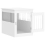 Jaula para perros madera de ingeniería blanco 55x75x65 cm de vidaXL, Casetas para perros - Ref: Foro24-838316, Precio: 91,00 ...